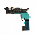 iPhone SE Charging Port Flex Cable with Mic and Handfree Port [White]